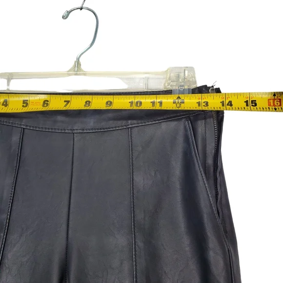 BlankNYC The Bond Black Vegan Leather / Faux Leather Skinny Pants Size 25 - Picture 13 of 15